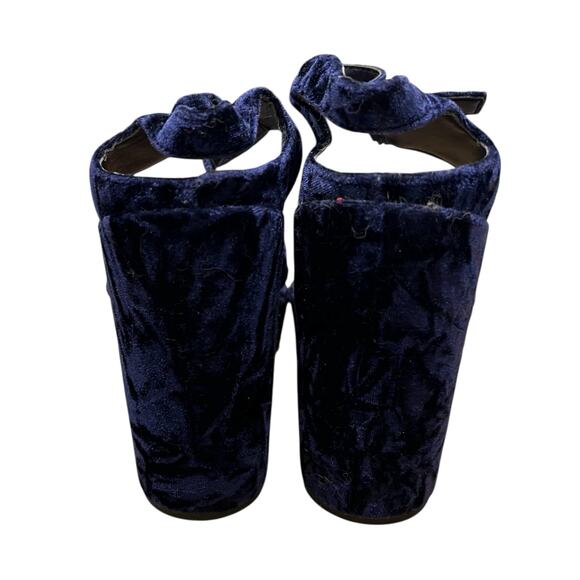 TORRID crushed purple velvet 70s block heel platform pumps NWOT Sz 11 - Picture 8 of 13